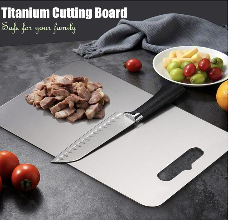 Premium Titanium Cutting Board